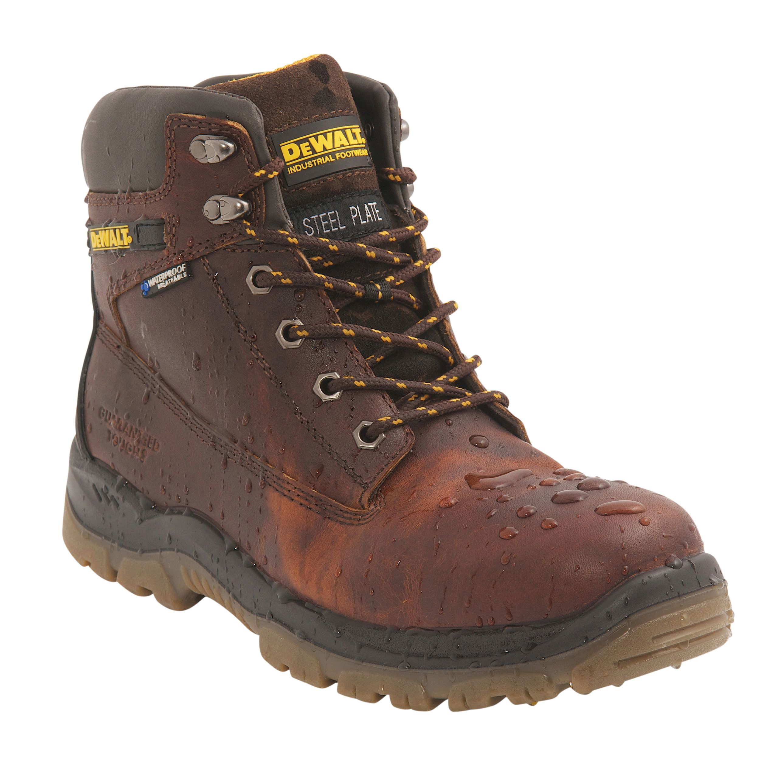 dewalt hydrogen safety boots tan