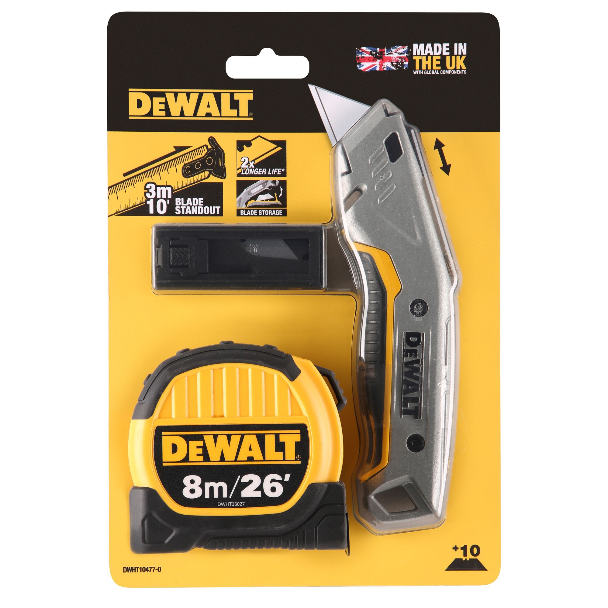 DeWalt Tape measure 8m, Set of 3