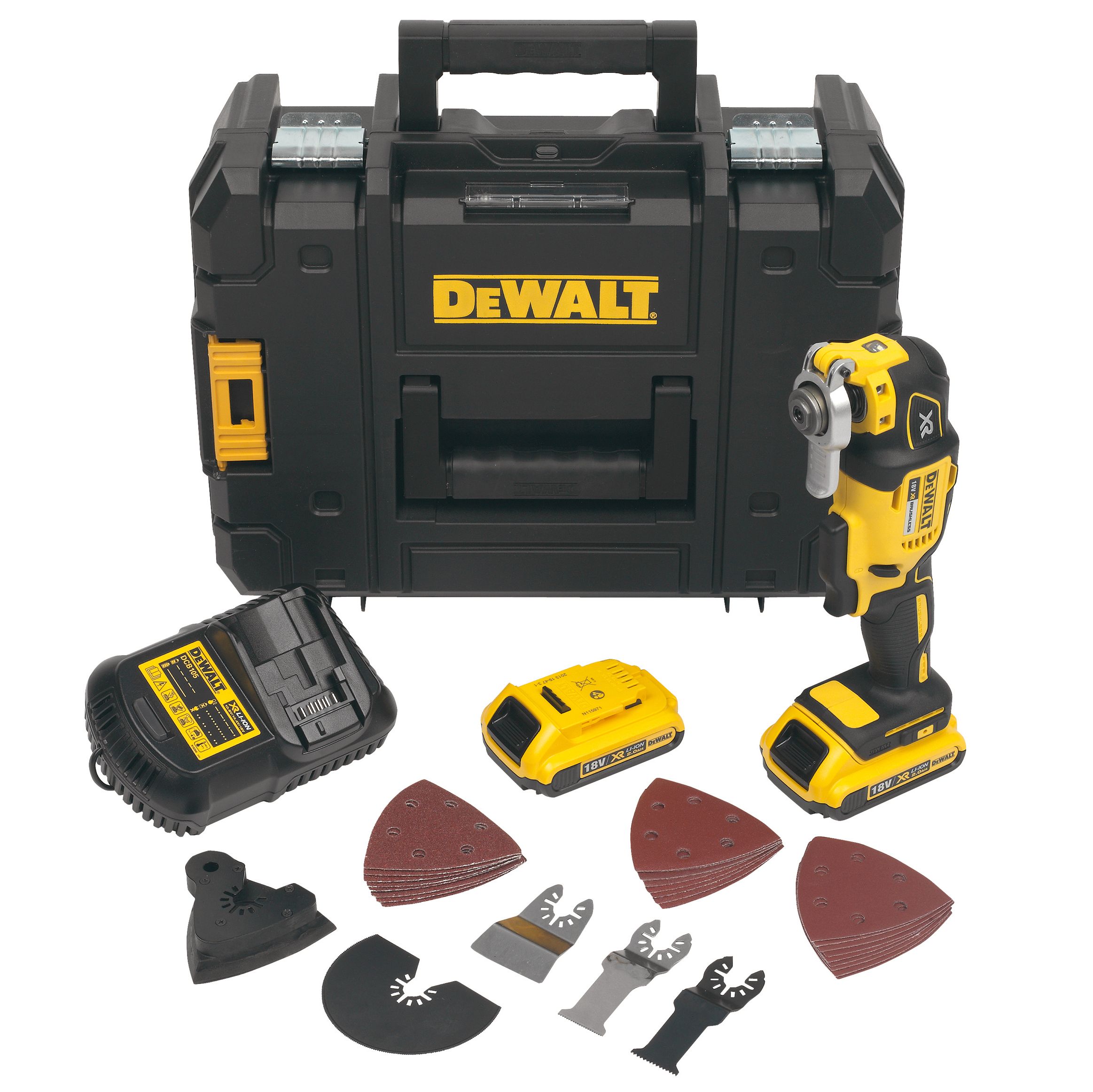 Multi-Herramienta DeWALT DCS353D2 (2 x 2,0 Ah + DCB112 + TSTAK II)