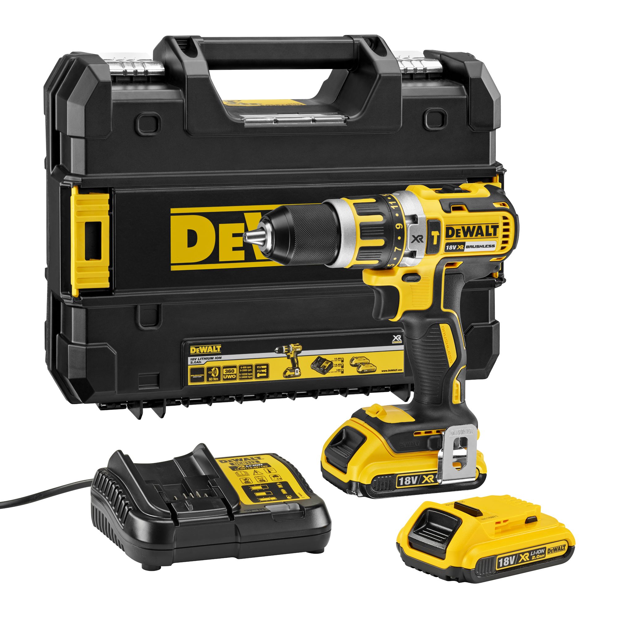 Dewalt cordless drill discount dcd795d2