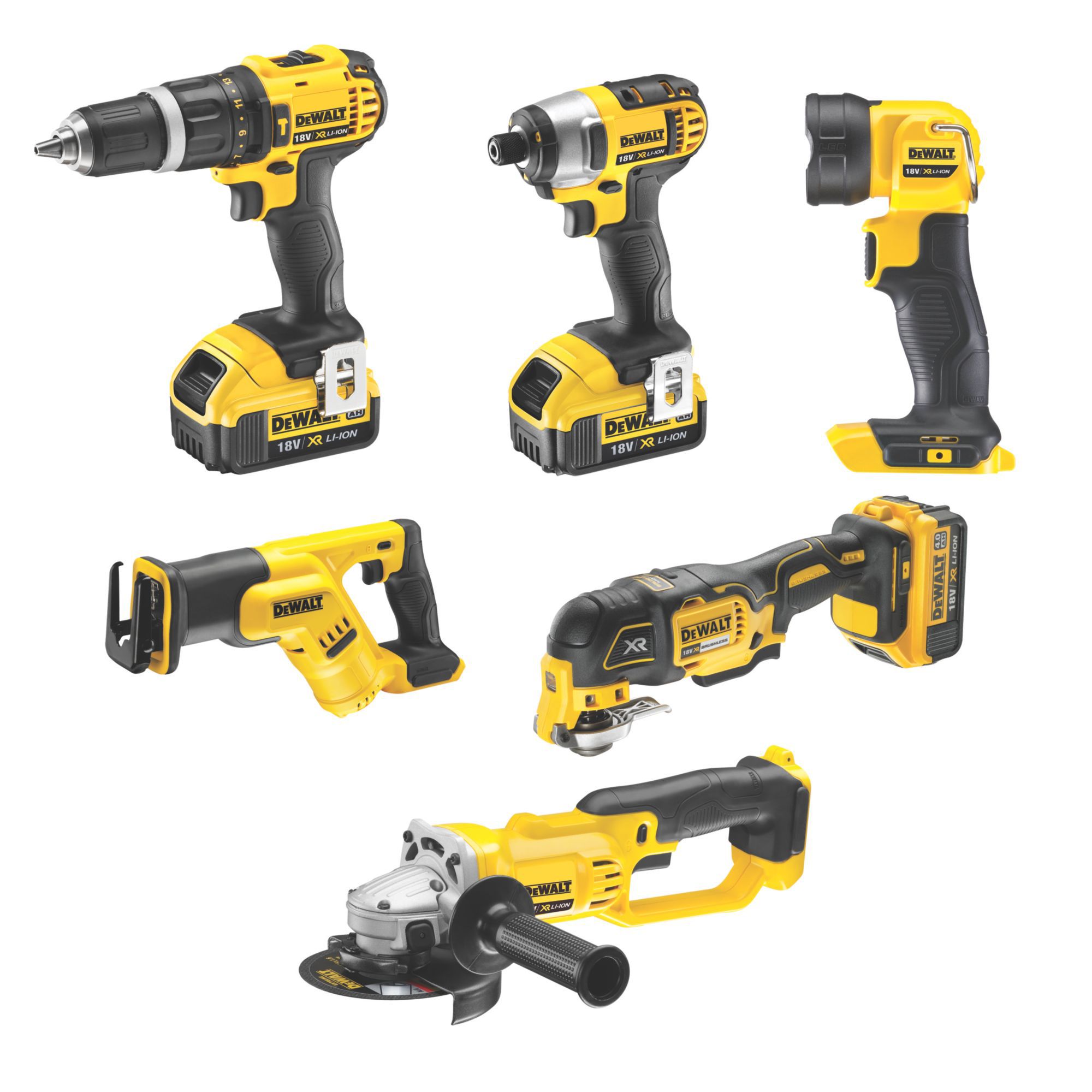 Dewalt 20v discount 6 piece set