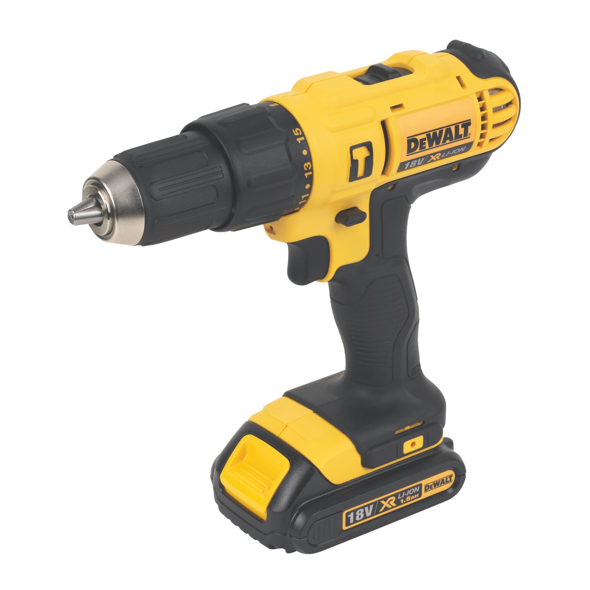 DeWalt XR 18V Li ion Cordless Combi drill impact driver 2 x 1.5Ah DCZ298S2T