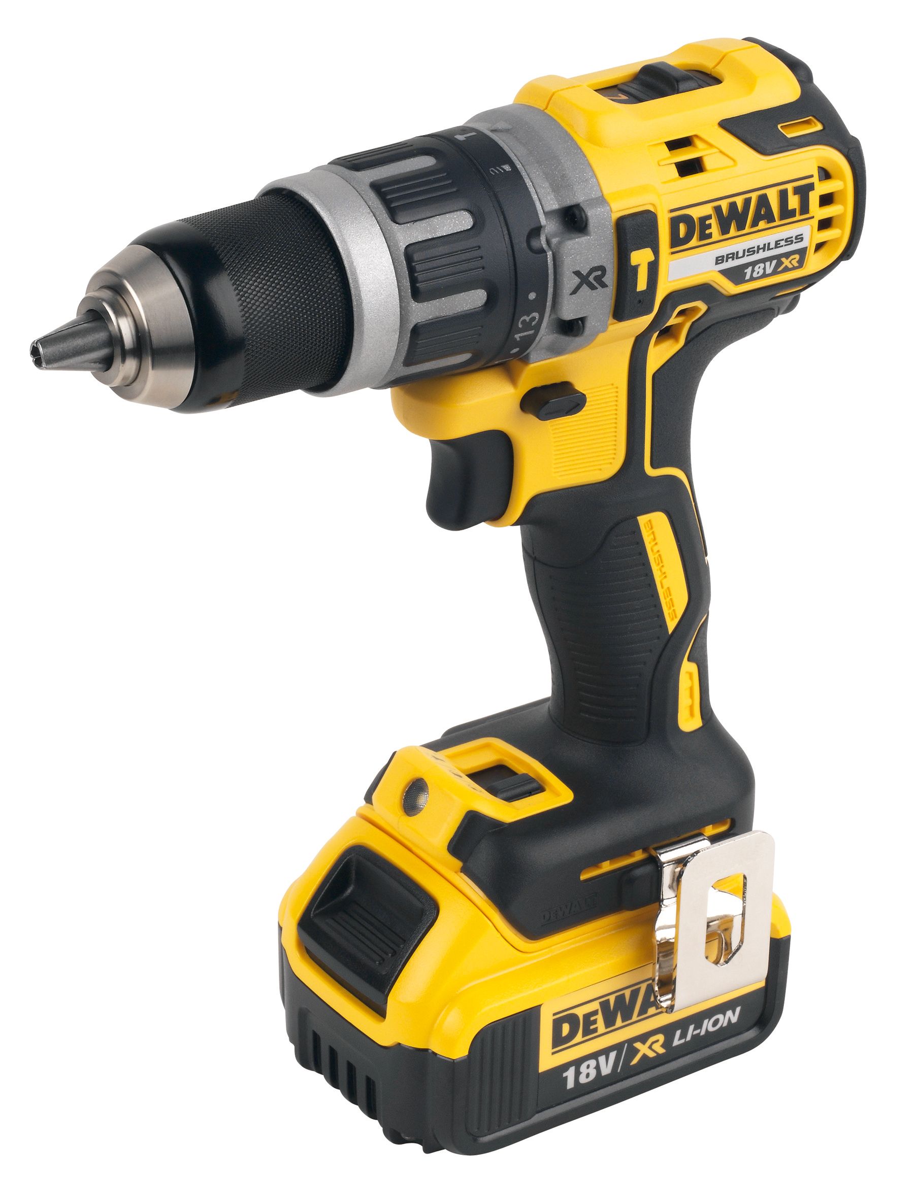 DeWalt XR 18V Li ion XR Cordless 4 piece Power tool kit 3 x 4Ah DCK456M3T