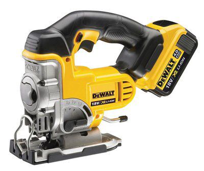 DeWalt XR Li ion 18V Cordless Jigsaw 2 x 4Ah DCS331M2 DIY at B Q