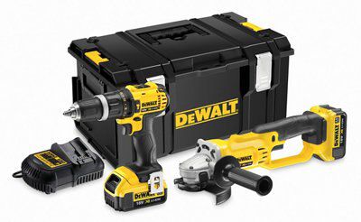 DeWalt XR Li-ion Cordless Combi drill & angle grinder (2 x 4Ah) - DCK286M2-GB - 6