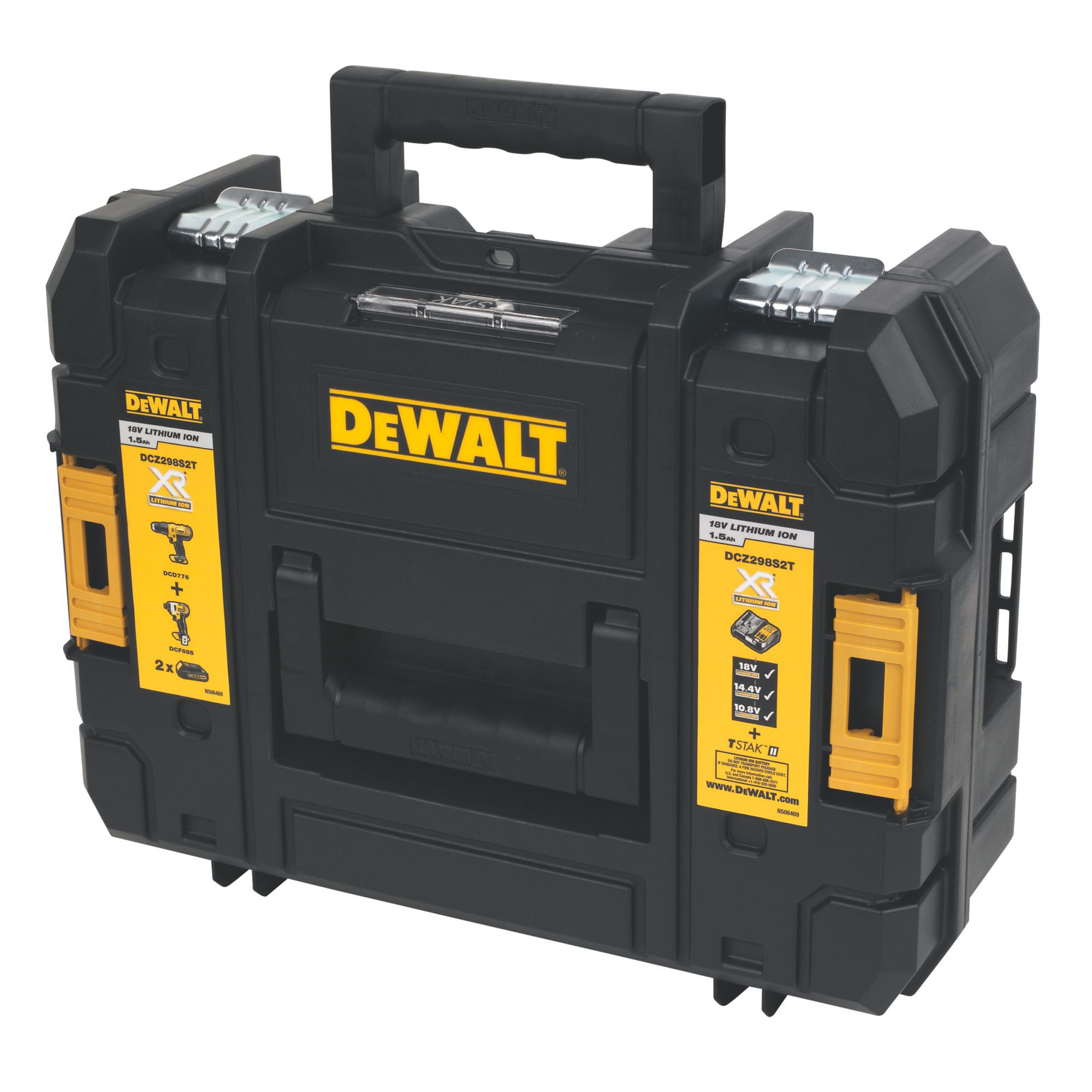 DeWalt 12V Cordless Compact Drill Driver & Impact Driver Twin Pack 2 X 2Ah Li-Ion Batteries DCK211D2T - 9