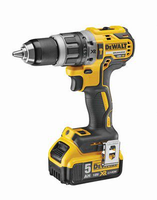 DeWalt XR Li-ion Cordless Combi drill & impact driver (2 x 5Ah) - DCK266P2-GB