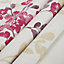 Deysi Pink Floral Lined Pencil pleat Curtains (W)167cm (L)183cm, Pair
