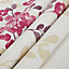 Deysi Pink Floral Lined Pencil pleat Curtains (W)228cm (L)228cm, Pair
