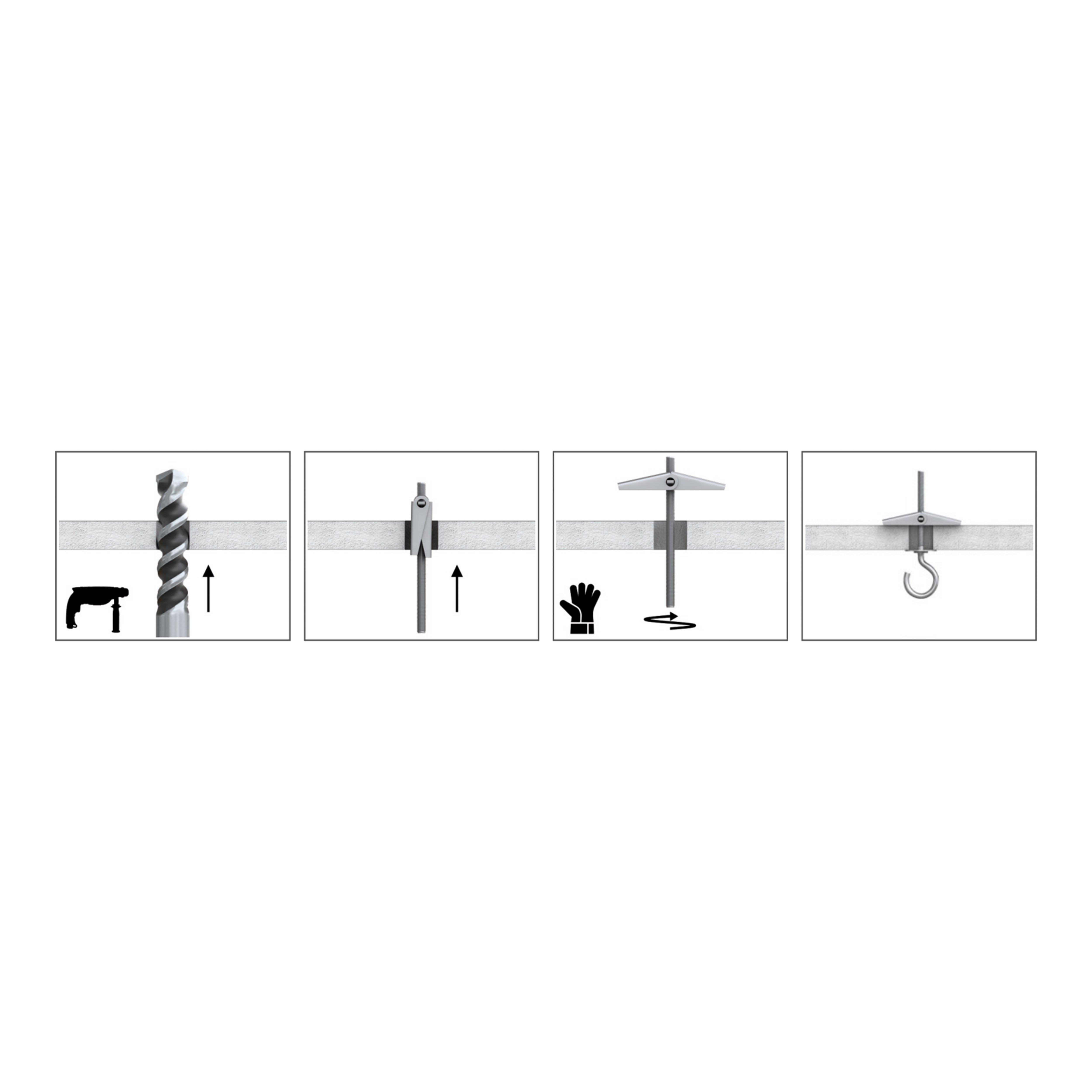 Diall 1 piece Light Fixing kit