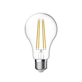 Diall 10.5W 1521lm Clear GLS Warm white LED filament Dimmable Filament Light bulb