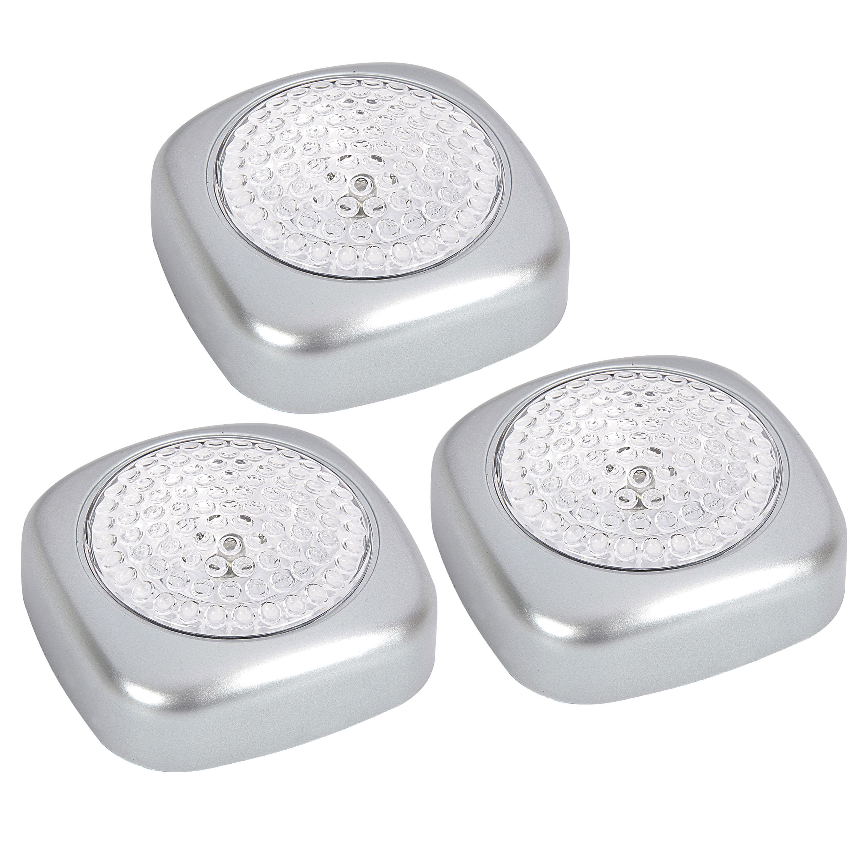 Tap Lights Battery Operated, Small Cordless Push Button Lights