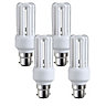 Diall 11W 630lm Stick CFL Light bulb, Pack of 4