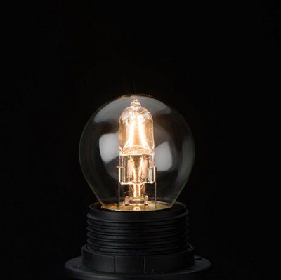 Diall 19W Mini globe Halogen Dimmable Light bulb, Pack of 3