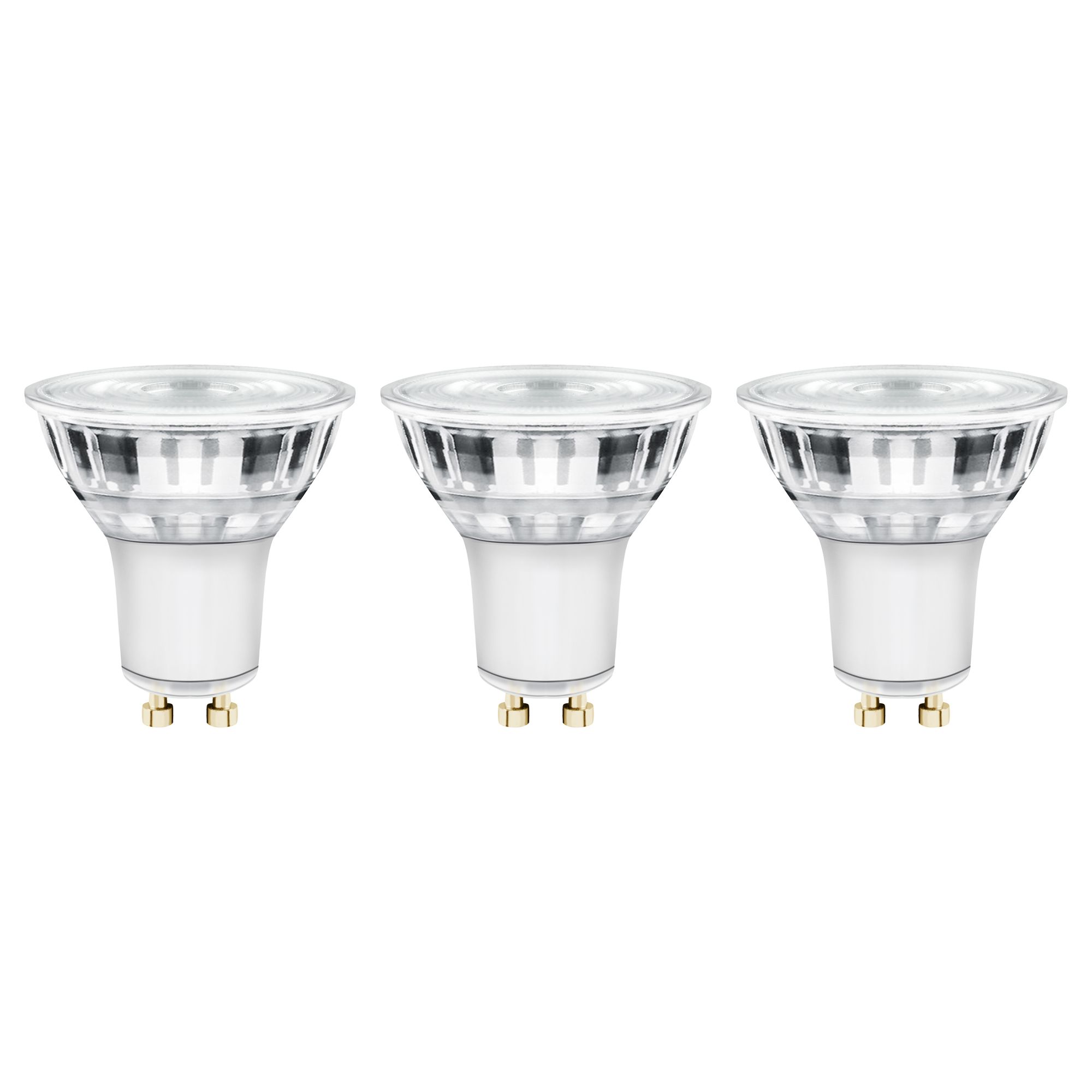 Diall 2.4W 230lm Clear Reflector spot Neutral white LED Light bulb, Pack of 3