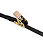 Diall 2 hook Black Ratchet tie down & hook (L)5m (W)25mm