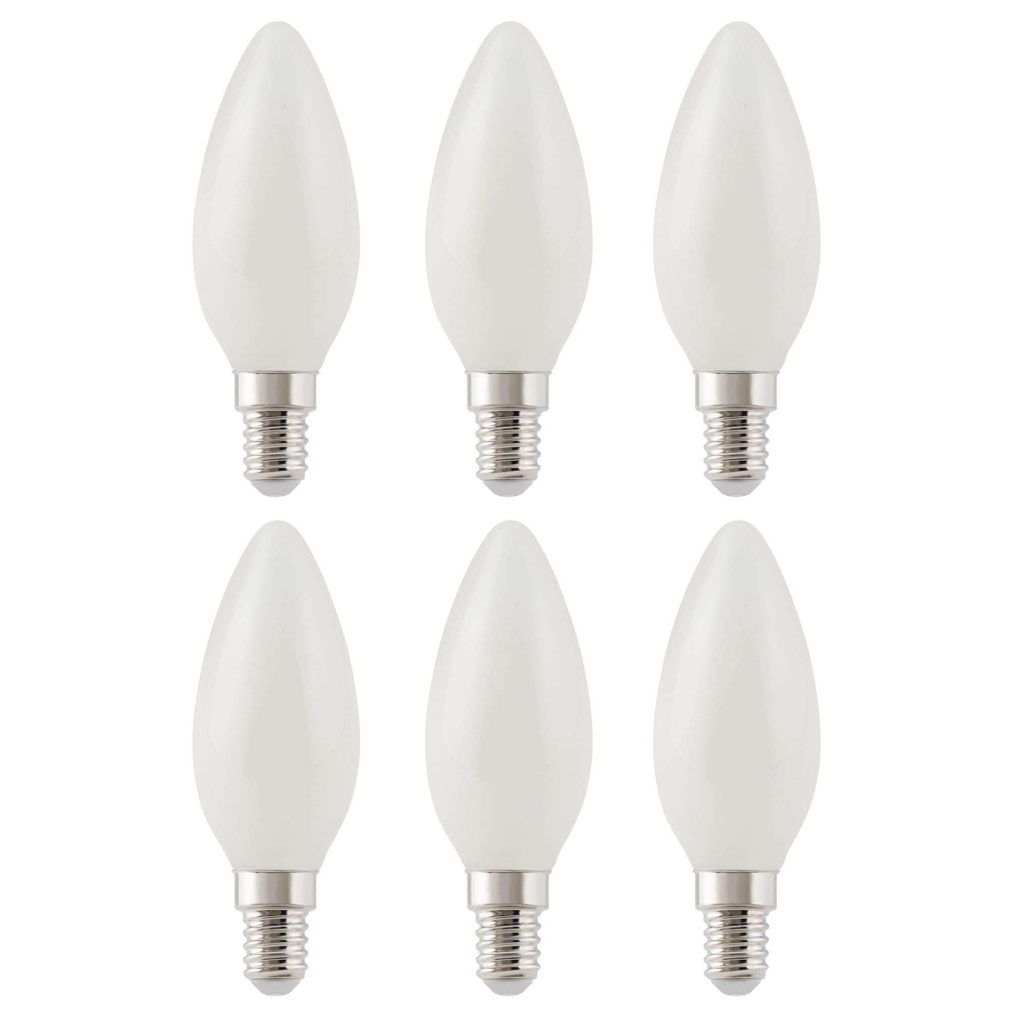 Diall 2W 250lm Candle Warm white LED Light bulb, Pack of 6 | DIY at B&Q