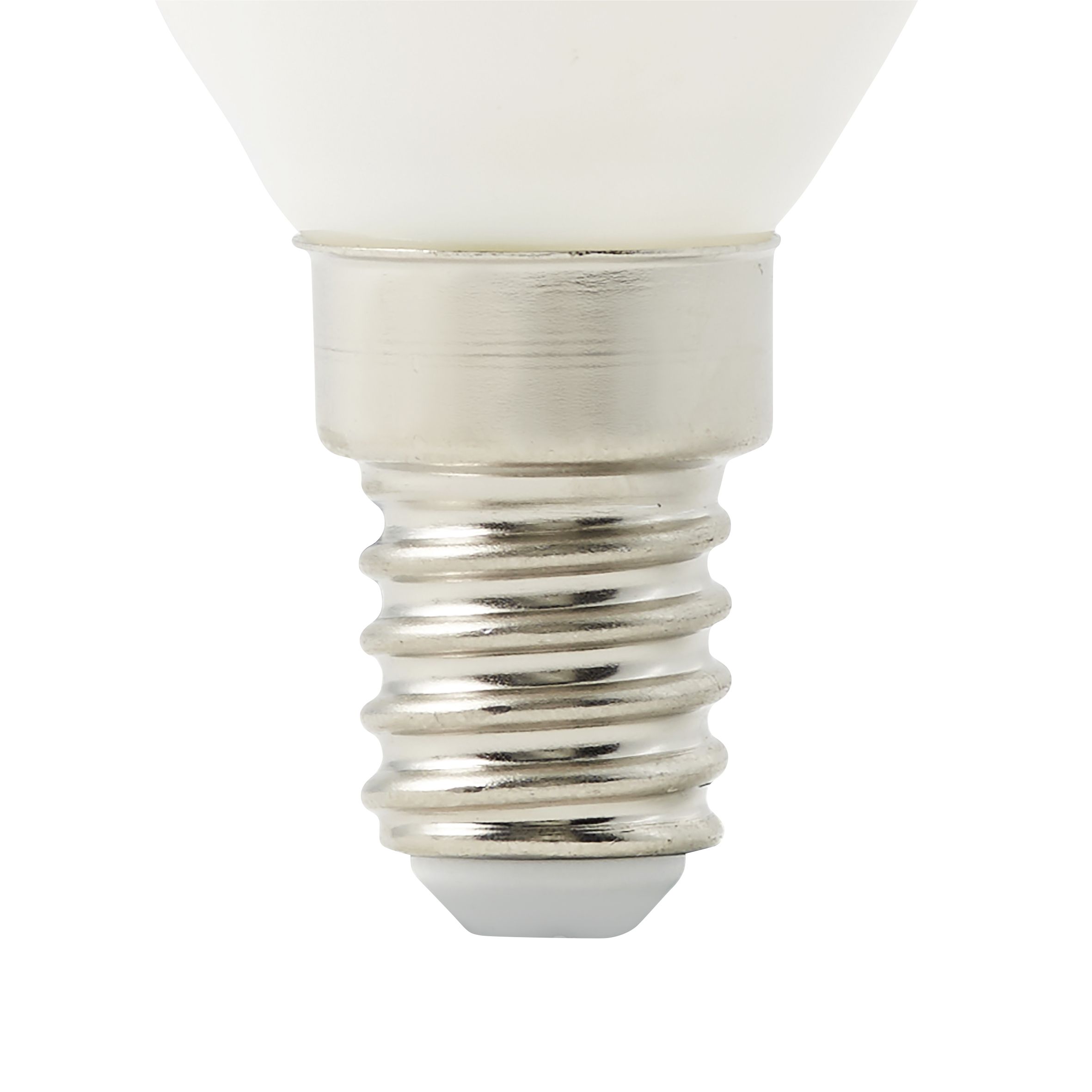 Diall 3.4W 470lm Milky Candle Neutral white LED filament Light bulb