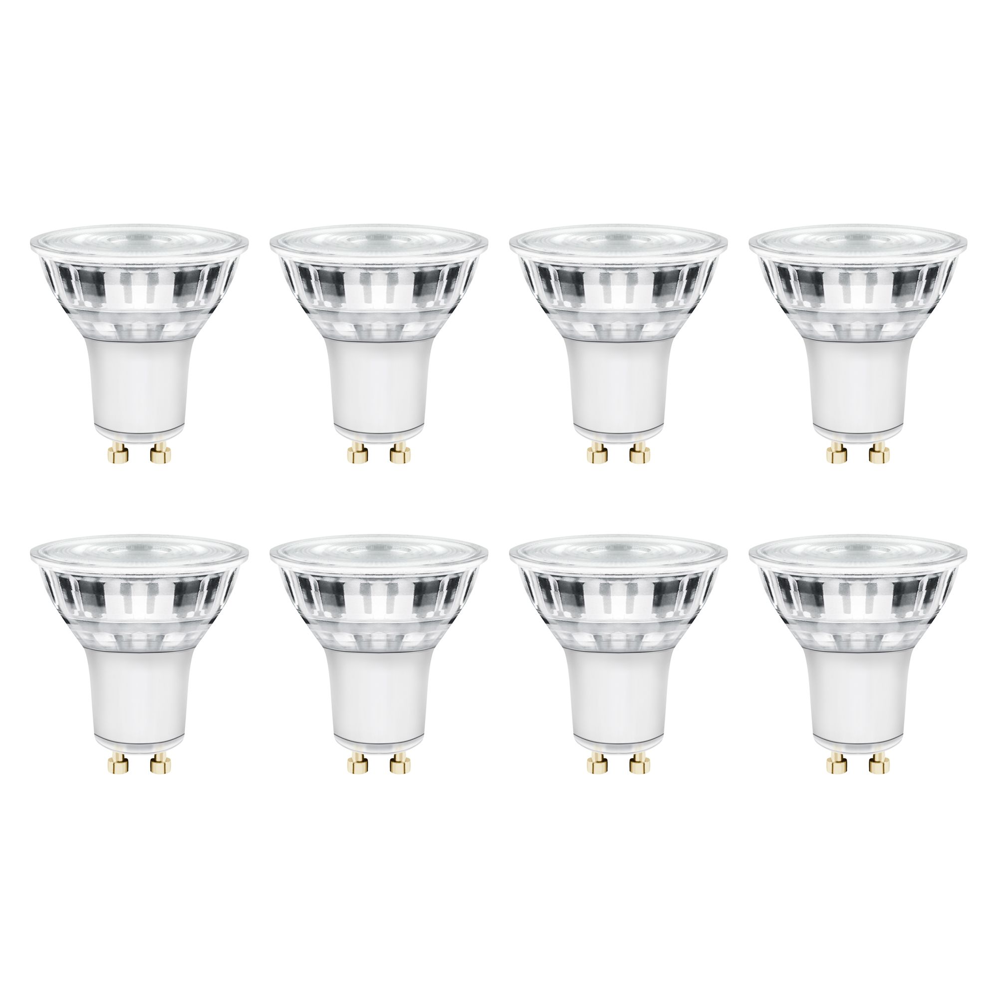 Diall 3.6W 345lm Clear Reflector spot Neutral white LED Light bulb, Pack of 8