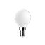 Diall 3.7W 500lm Milky Mini globe Warm white LED filament Dimmable Filament Light bulb