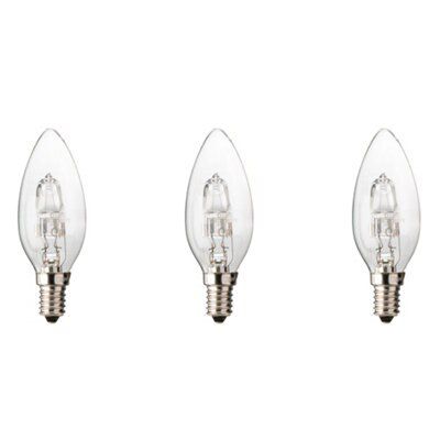 Halogen candle bulbs store small screw