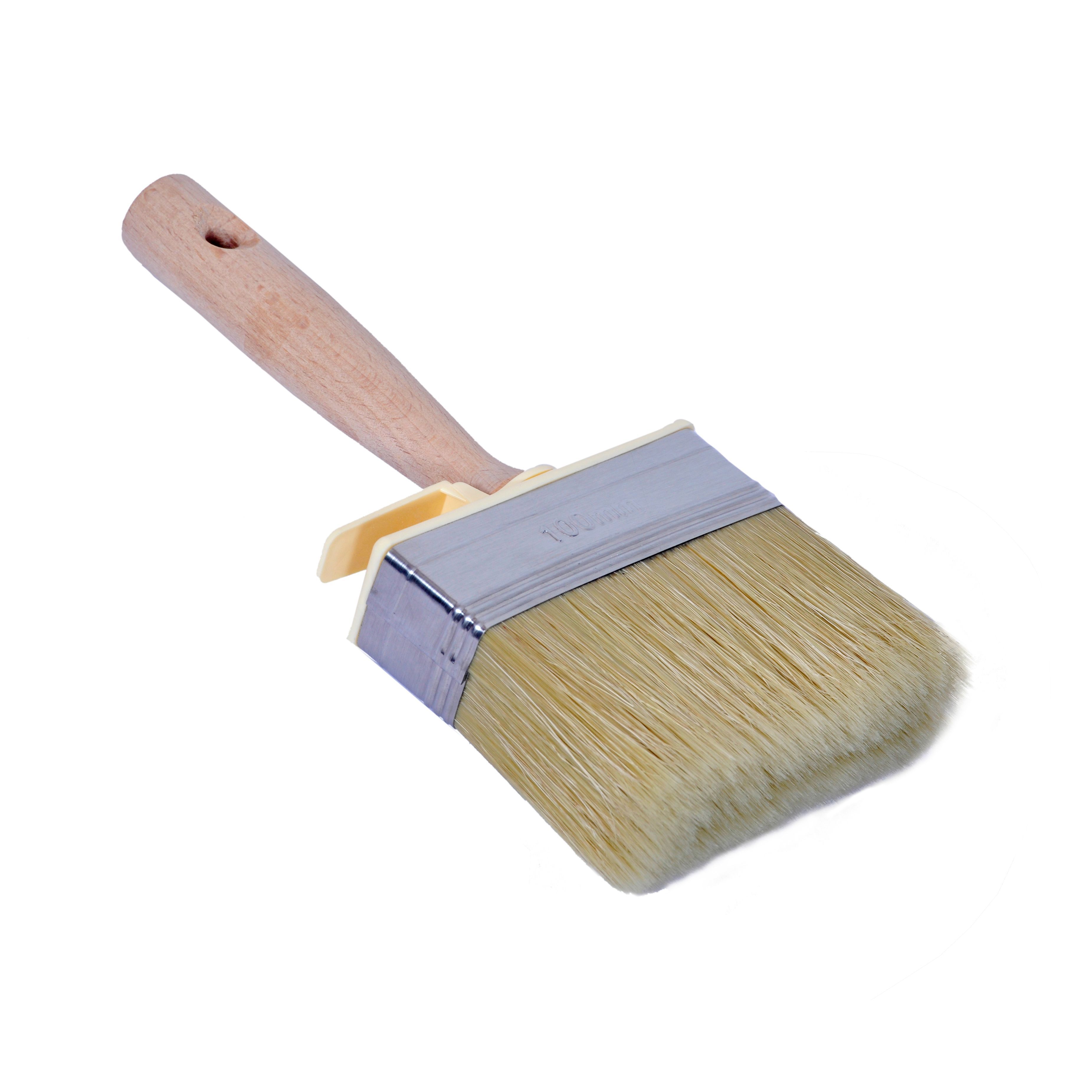 Diall 4" Fine tip Block paint brush DIY at B&Q