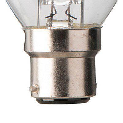 Diall 46W Mini globe Halogen Dimmable Light bulb, Pack of 3