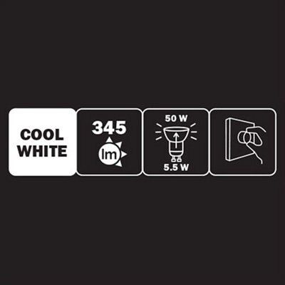 Diall 5.2W 345lm LED Dimmable Light bulb, Pack of 3
