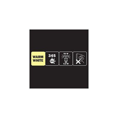 Diall 5.3W 345lm Reflector LED Light bulb, Pack of 3