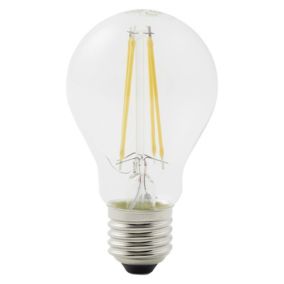 Diall 5.9W 806lm GLS Neutral white LED filament Light bulb, Pack of 3