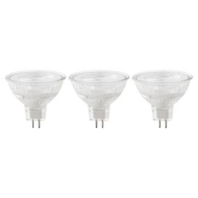 Diall 6.1W Neutral white LED Utility Light bulb, Pack of 3