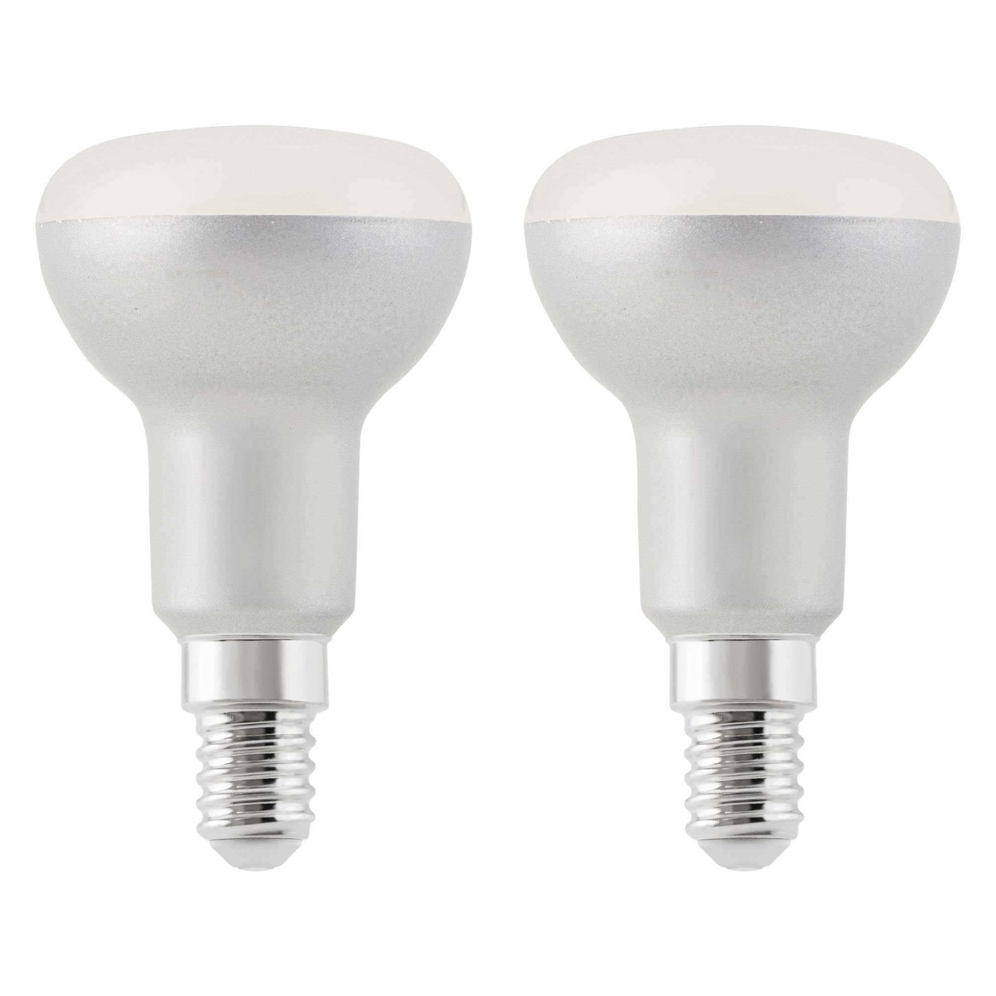 Diall 7.3W 806lm Frosted Reflector (R50) Warm white LED Light bulb, Pack of 2