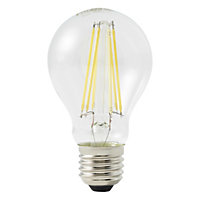 Diall 7.8W 1055lm Clear GLS Neutral white LED filament Light bulb