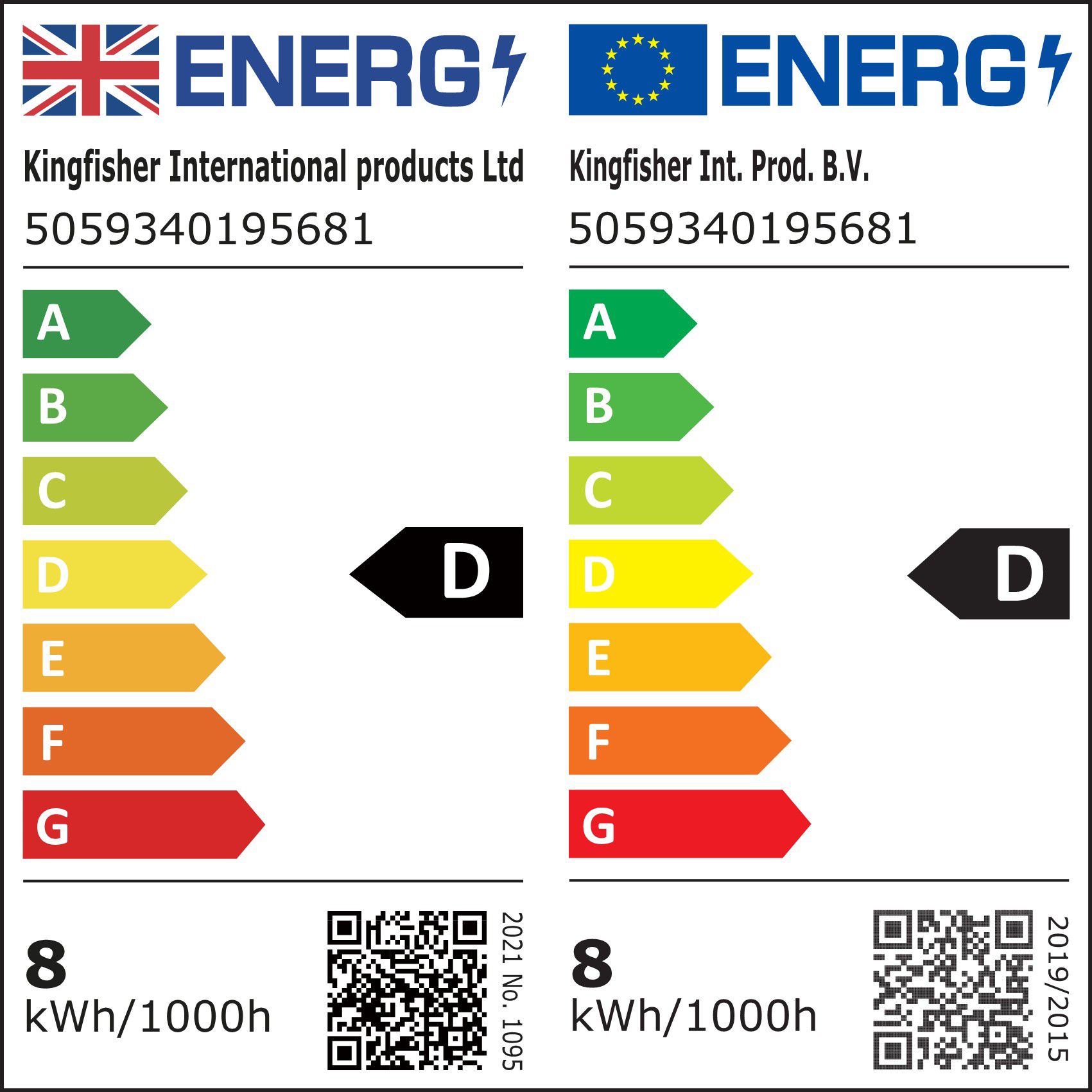 Diall 7.8W 1055lm Clear GLS Neutral white LED filament Light bulb - 4