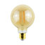 Diall 8.5W 806lm Amber Globe Warm white LED filament Light bulb