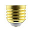 Diall 8.5W 806lm Amber Globe Warm white LED filament Light bulb