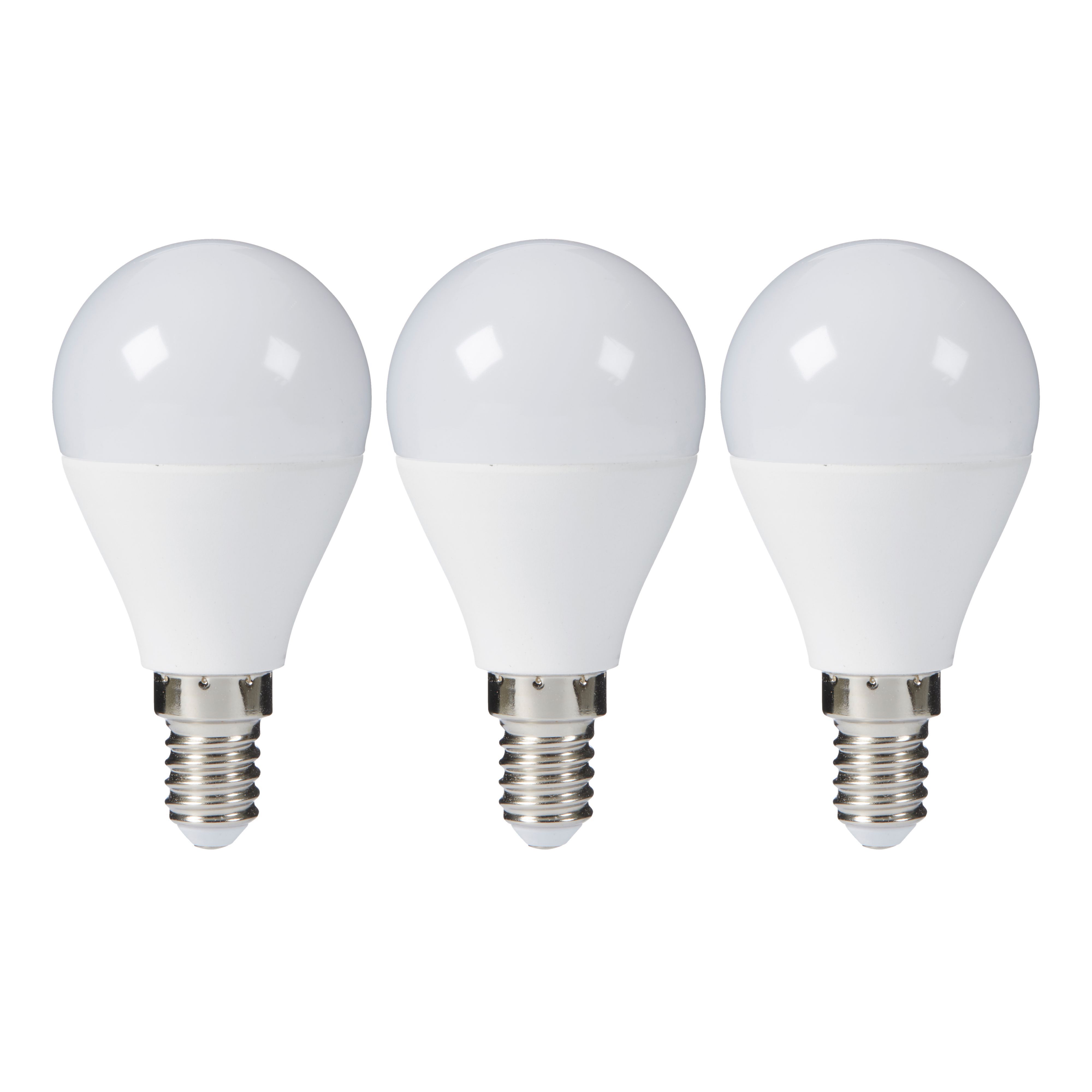 Diall 806lm Classic Warm white LED Light bulb, Pack of 3
