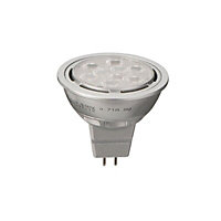 Diall 8W 621lm Reflector spot Warm white LED Light bulb, Pack of 3