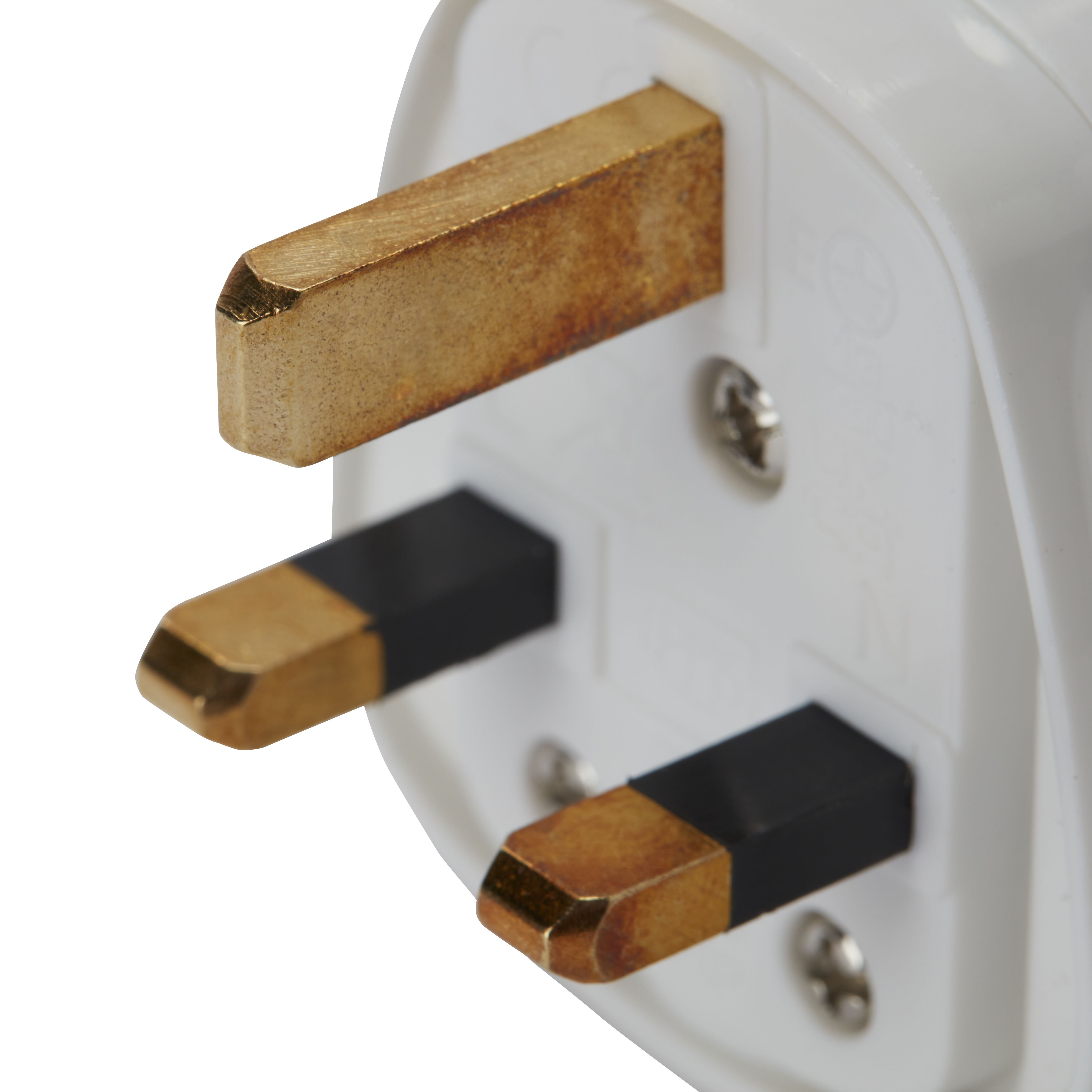 Diall 9518 13A White Plug