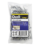 Diall Annular ring nail (L)25mm (Dia)2mm, Pack