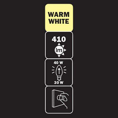 Diall B15 30W Candle Halogen Dimmable Light bulb, Pack of 3