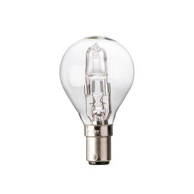 Diall B15 30W Mini globe Halogen Dimmable Light bulb, Pack of 3