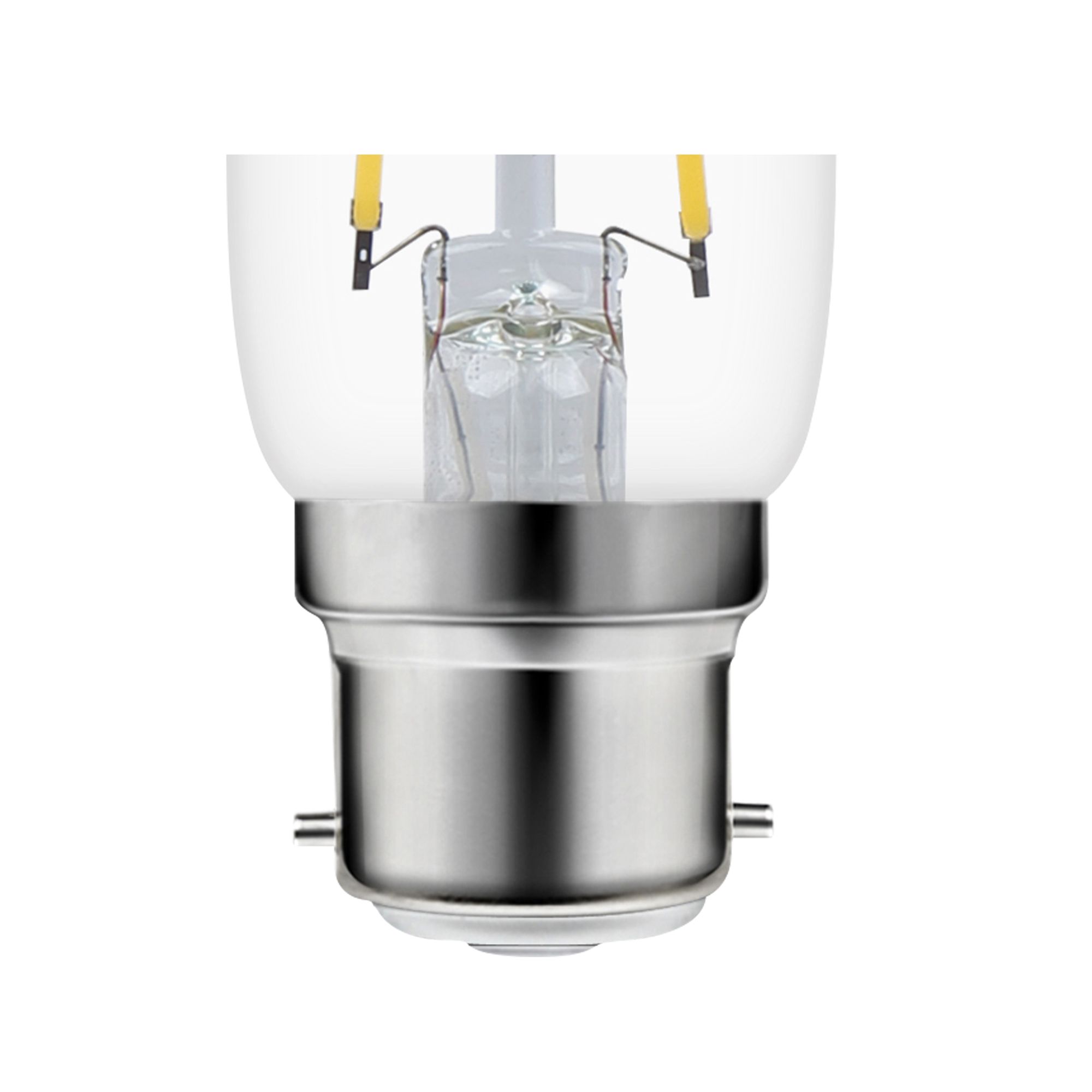 Diall B22 1.8W 250lm Clear Candle Neutral white LED Filament Light bulb - 3
