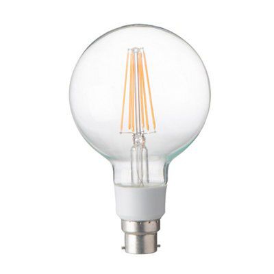 Diall B22 12W 1521lm Globe LED filament Light bulb