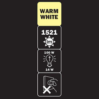 Diall B22 14W 1521lm LED Light bulb