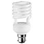 Diall B22 23W 1450lm Spiral CFL Light bulb