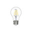 Diall B22 3.4W 470lm Clear GLS Neutral white LED Filament Light bulb