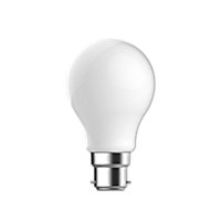 Diall B22 3.4W 470lm Milky A60 Warm white LED filament Light bulb