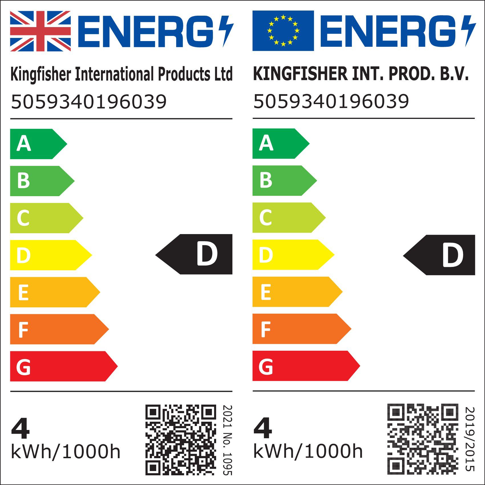Diall B22 3.4W 470lm A60 Warm white LED filament Light bulb - 3