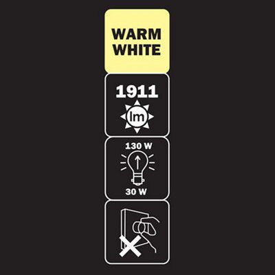Diall B22 30W 1911lm Globe CFL Light bulb